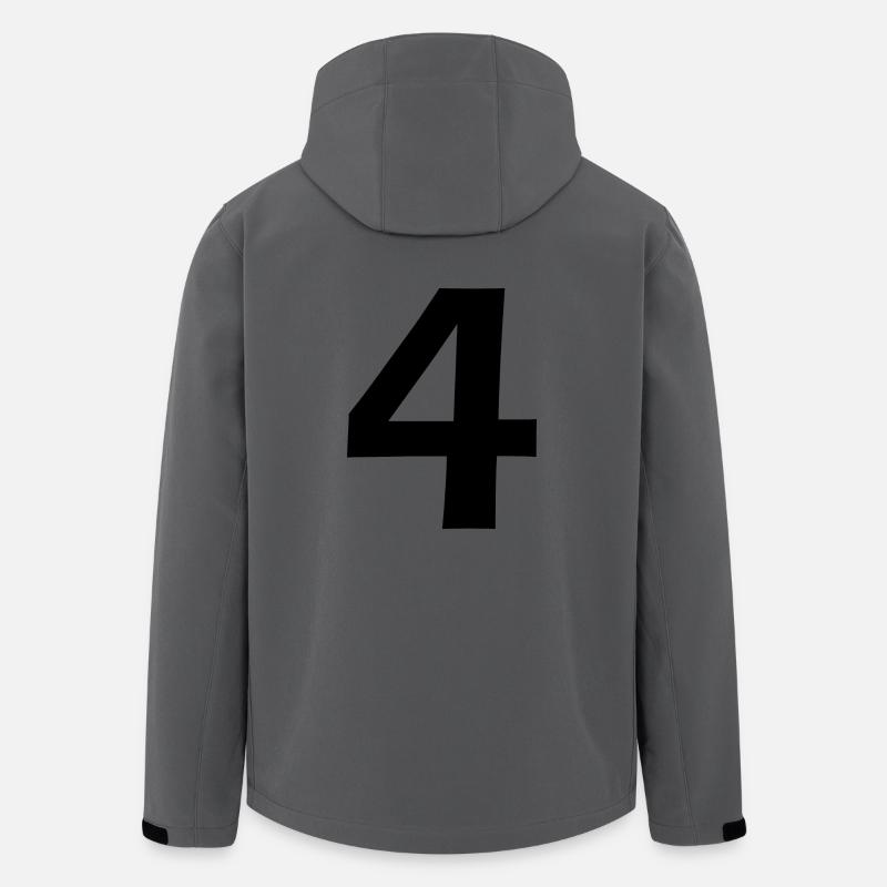 4 - Recycelte Männer Softshell-Jacke von Stanley/Stella - Anthrazit