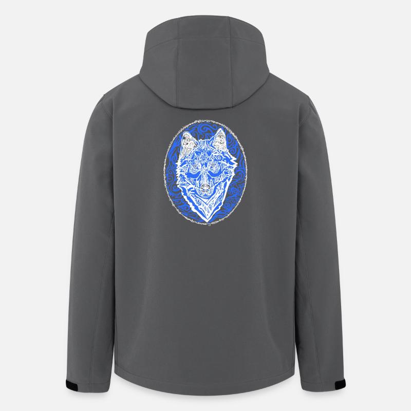 Wolf - Recycelte Männer Softshell-Jacke von Stanley/Stella - Anthrazit