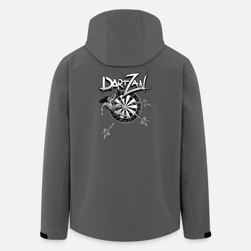 Dart mit Darzan - Recycelte Männer Softshell-Jacke von Stanley/Stella - Anthrazit