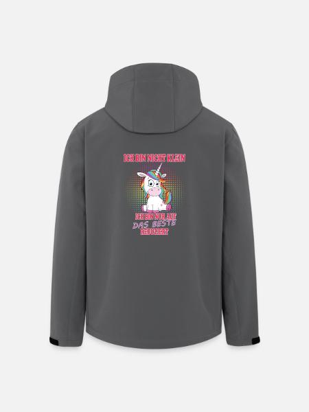 Einhorn - Recycelte Männer Softshell-Jacke von Stanley/Stella - Anthrazit