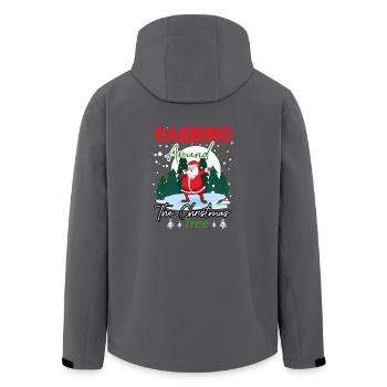 Dab Santa Geschenk Weihnachten Christmas Dabb - Recycelte Männer Softshell-Jacke von Stanley/Stella - Anthrazit - Hinten - AI Model Male 185 light (185cm)