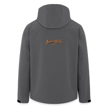 Ich mag alte, rostige Autos - Recycelte Männer Softshell-Jacke von Stanley/Stella - Anthrazit - Hinten - AI Model Male 185 light (185cm)