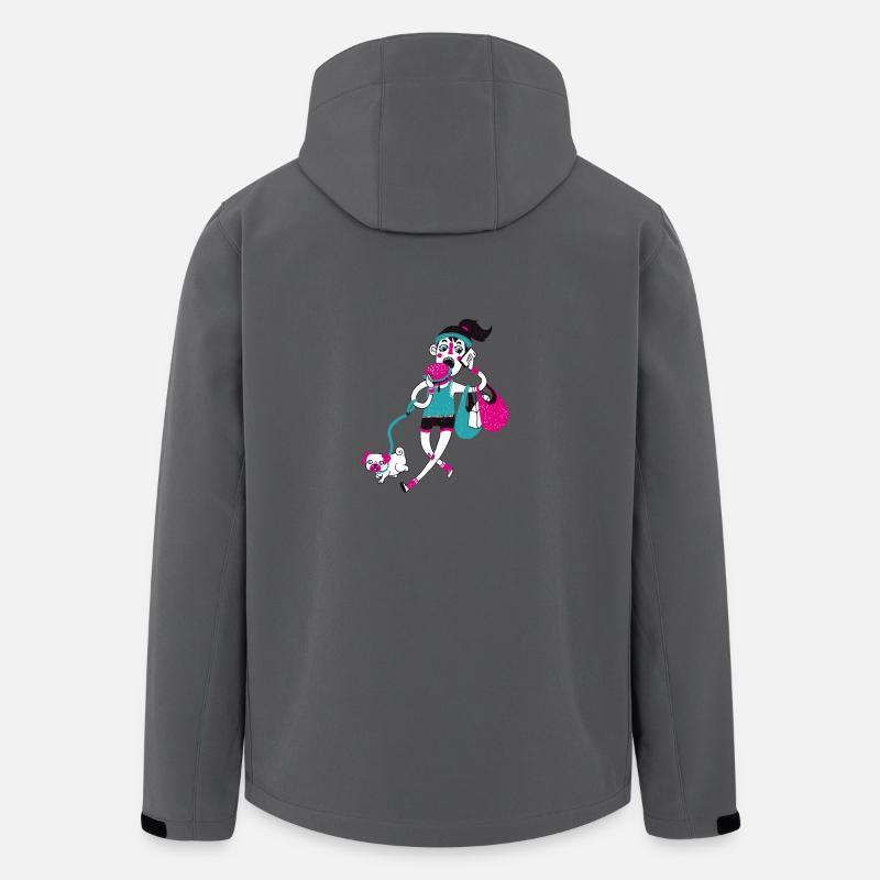 Multi Tasking - Recycelte Männer Softshell-Jacke von Stanley/Stella - Anthrazit