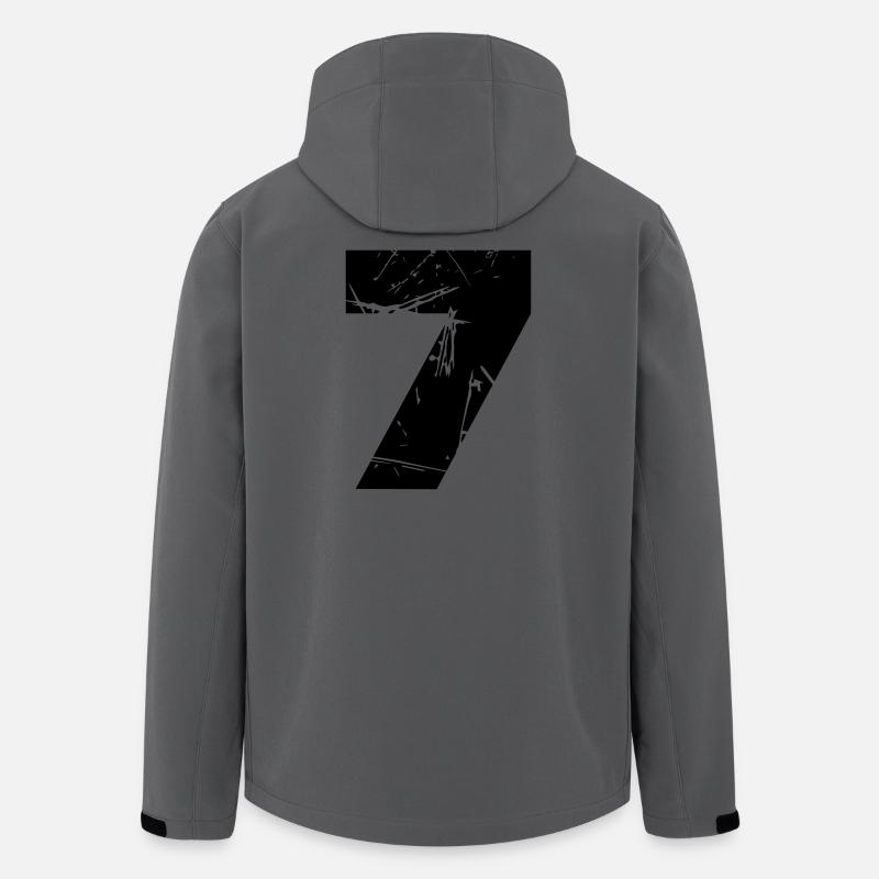7 - Veste softshell homme en polyester recyclé Stanley/Stella - charbon
