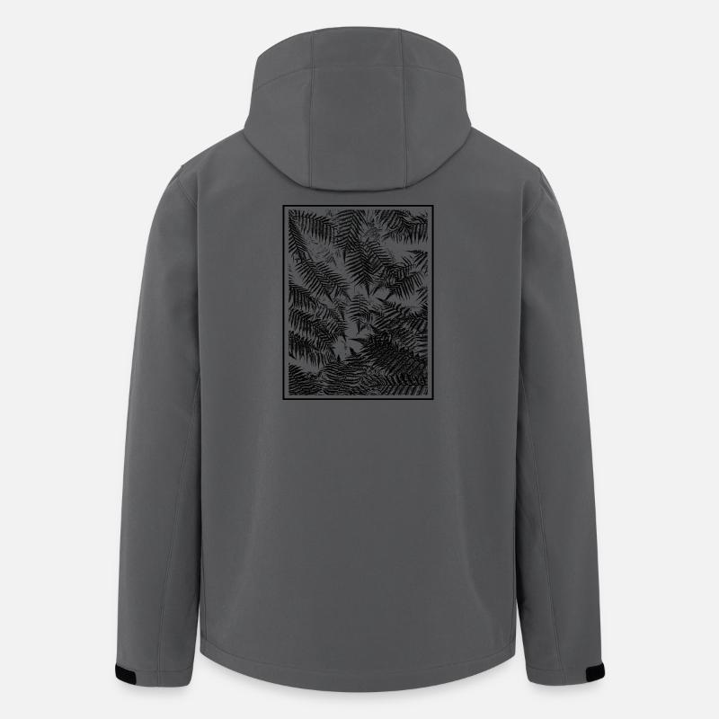 Gemüsefarn - Recycelte Männer Softshell-Jacke von Stanley/Stella - Anthrazit