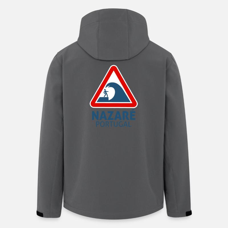 Nazaré - Recycelte Männer Softshell-Jacke von Stanley/Stella - Anthrazit