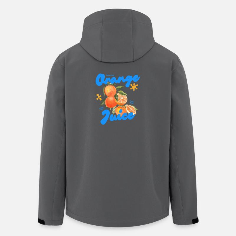 Orange Juice - Recycelte Männer Softshell-Jacke von Stanley/Stella - Anthrazit