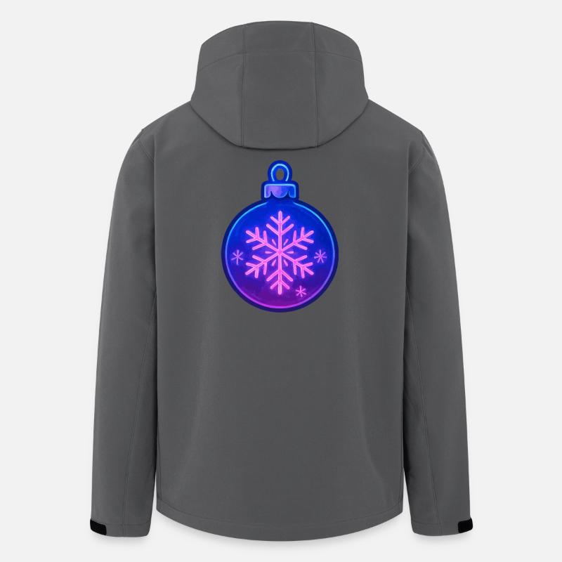 Ornement du bal de Noël - Veste softshell homme en polyester recyclé Stanley/Stella - charbon