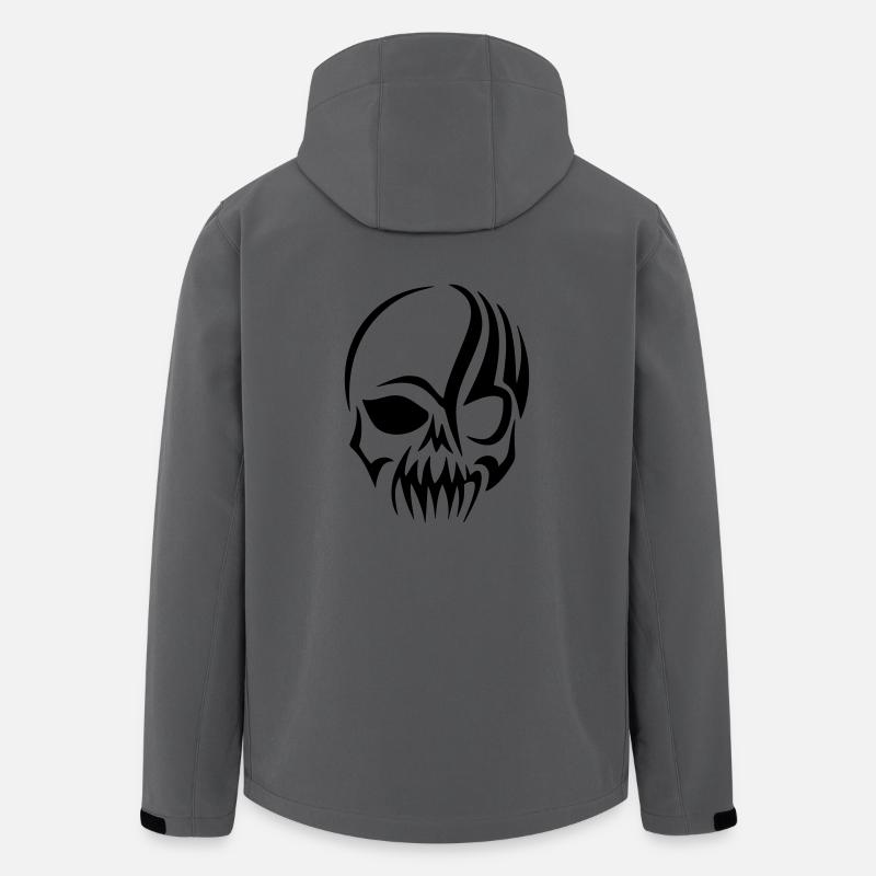 Skull - Men’s Recycled Softshell Jacket by Stanley/Stella - anthracite