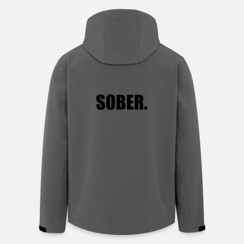 Sober - Recycelte Männer Softshell-Jacke von Stanley/Stella - Anthrazit