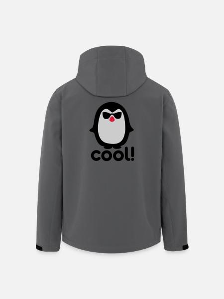 Cool pinguin - Men’s Recycled Softshell Jacket by Stanley/Stella - anthracite