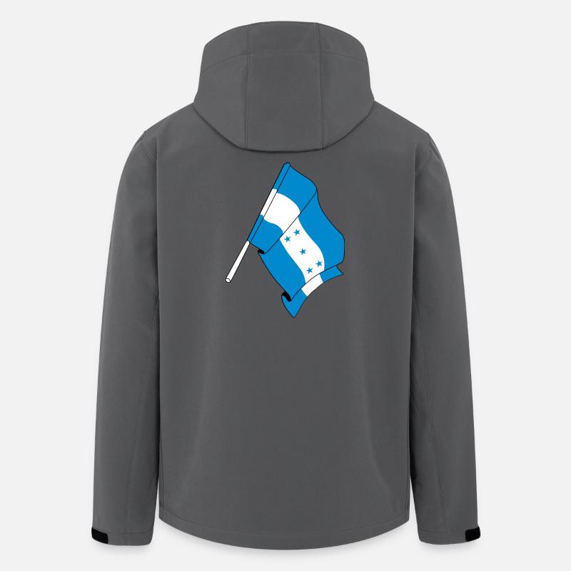 Flagge von Honduras - Recycelte Männer Softshell-Jacke von Stanley/Stella - Anthrazit