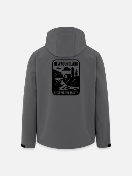 Newfoundland Newfoundland and Labrador - Men’s Recycled Softshell Jacket by Stanley/Stella - anthracite