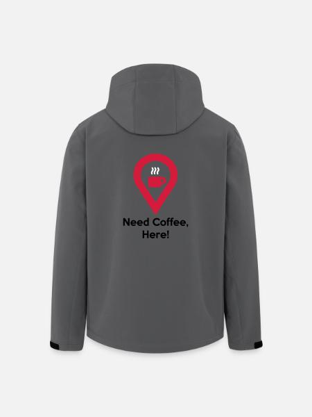 Bedarfs-Kaffee - Recycelte Männer Softshell-Jacke von Stanley/Stella - Anthrazit
