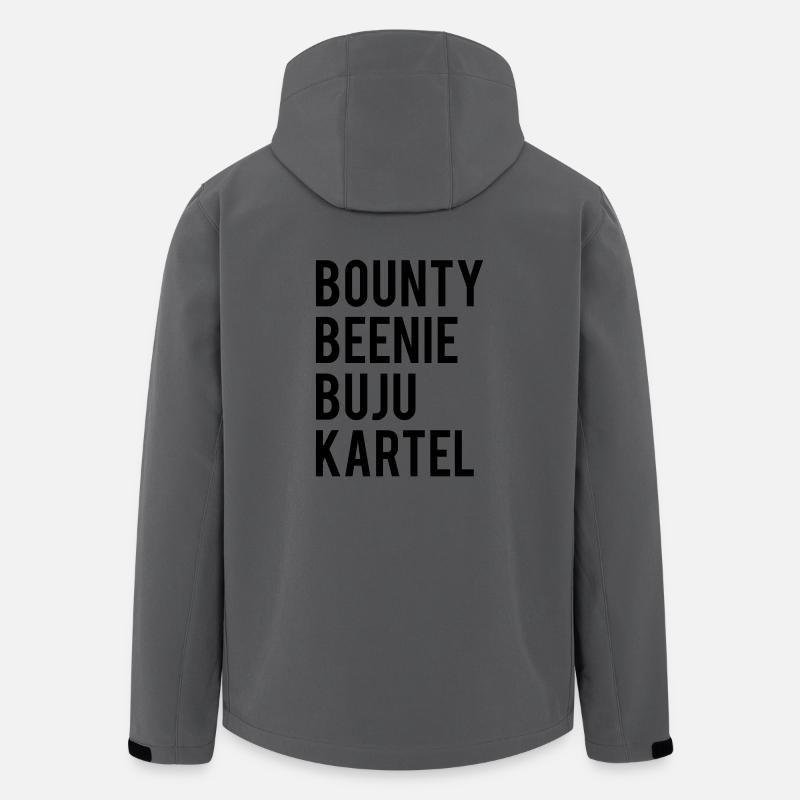 Bounty Beenie Buju Kartel - Recycelte Männer Softshell-Jacke von Stanley/Stella - Anthrazit
