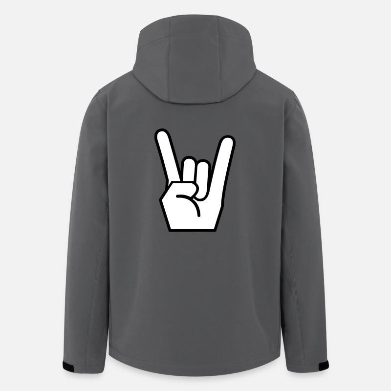 Rock & Roll - Veste softshell homme en polyester recyclé Stanley/Stella - charbon