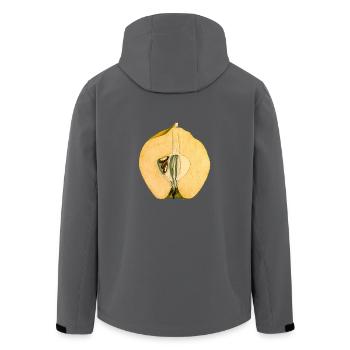 kraeuter rosmarin petersilie thymian dill oregano - Recycelte Männer Softshell-Jacke von Stanley/Stella - Anthrazit - Hinten - AI Model Male 185 light (185cm)