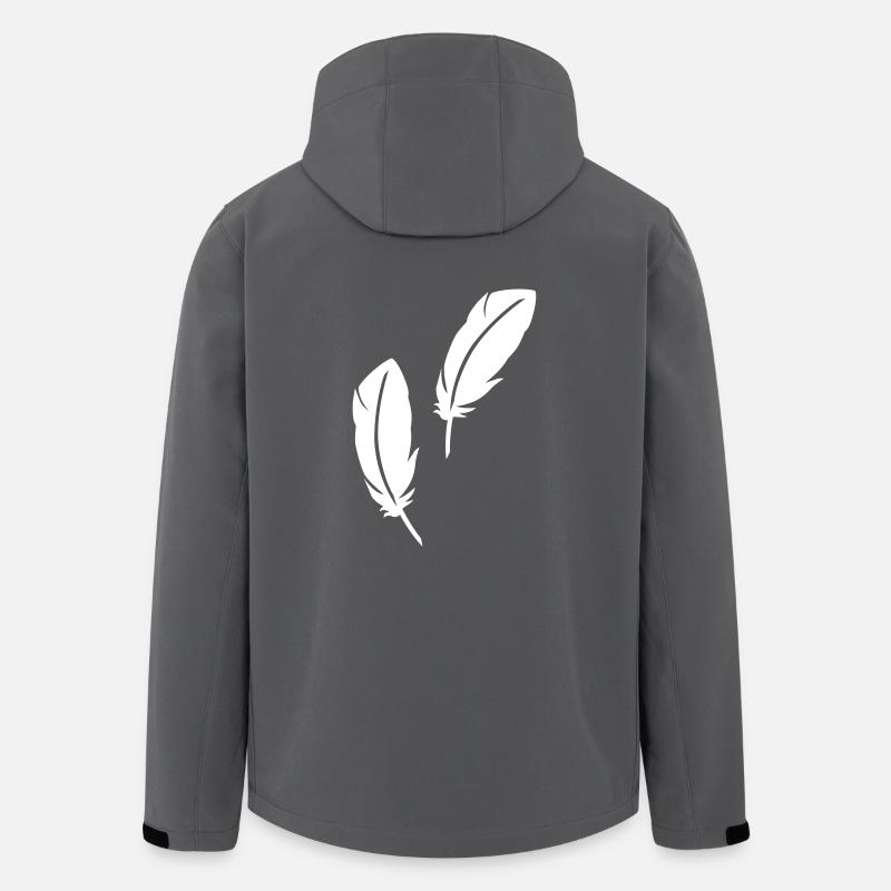 feathers - Men’s Recycled Softshell Jacket by Stanley/Stella - anthracite