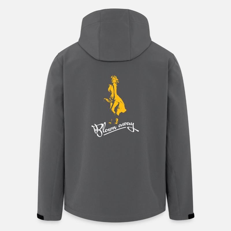 Marilyn Monroe - Cut - Gift - Men’s Recycled Softshell Jacket by Stanley/Stella - anthracite