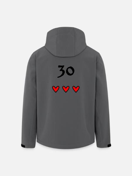 30 JAHRE. 30-jähriges JUBILÄUM. JUBILÄUM 30 JAHRE - Recycelte Männer Softshell-Jacke von Stanley/Stella - Anthrazit
