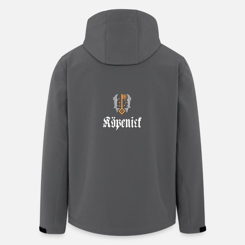 koepenick_wappen_light - Recycelte Männer Softshell-Jacke von Stanley/Stella - Anthrazit