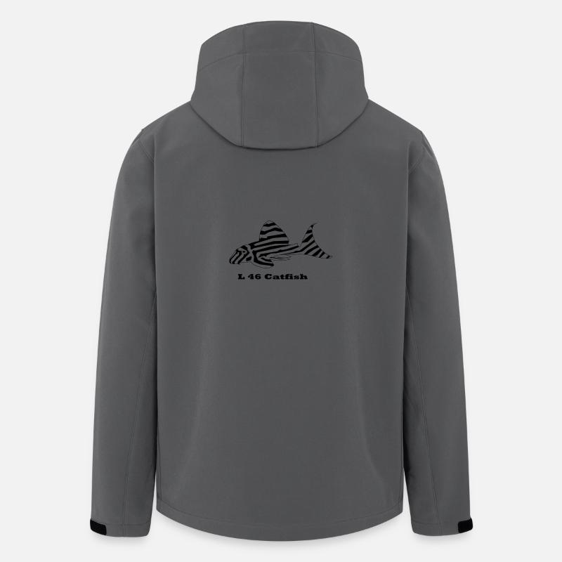 L46 catfish - Recycelte Männer Softshell-Jacke von Stanley/Stella - Anthrazit