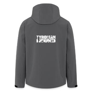 TYROLEAN HOUND Jagdhund Wilsigns Jagdhunde Jäger - Recycelte Männer Softshell-Jacke von Stanley/Stella - Anthrazit - Hinten - AI Model Male 185 light (185cm)