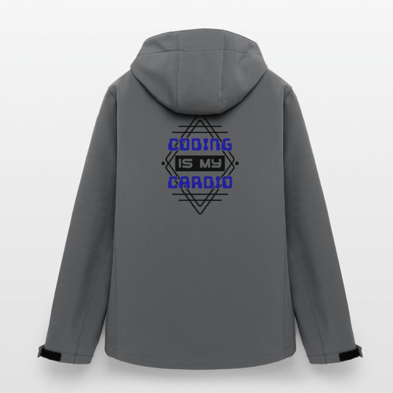 Cool Saying Developer Coden Programmer Code Men’s Recycled Softshell Jacket by Stanley/Stella