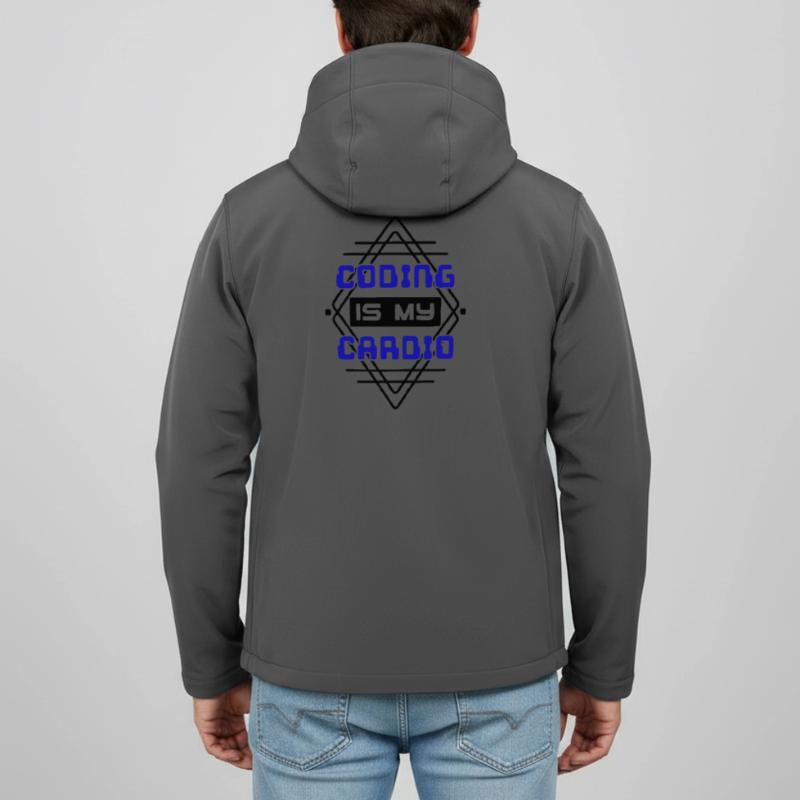 Cool Saying Developer Coden Programmer Code Men’s Recycled Softshell Jacket by Stanley/Stella