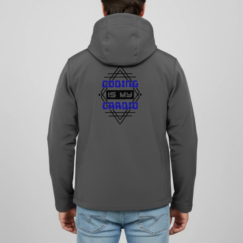Cool Saying Développeur Coden Programmeur Code Veste softshell homme en polyester recyclé Stanley/Stella