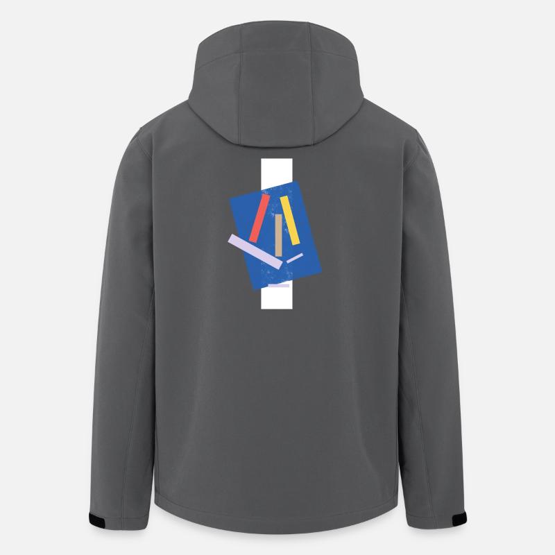 Künstlergesicht - Recycelte Männer Softshell-Jacke von Stanley/Stella - Anthrazit