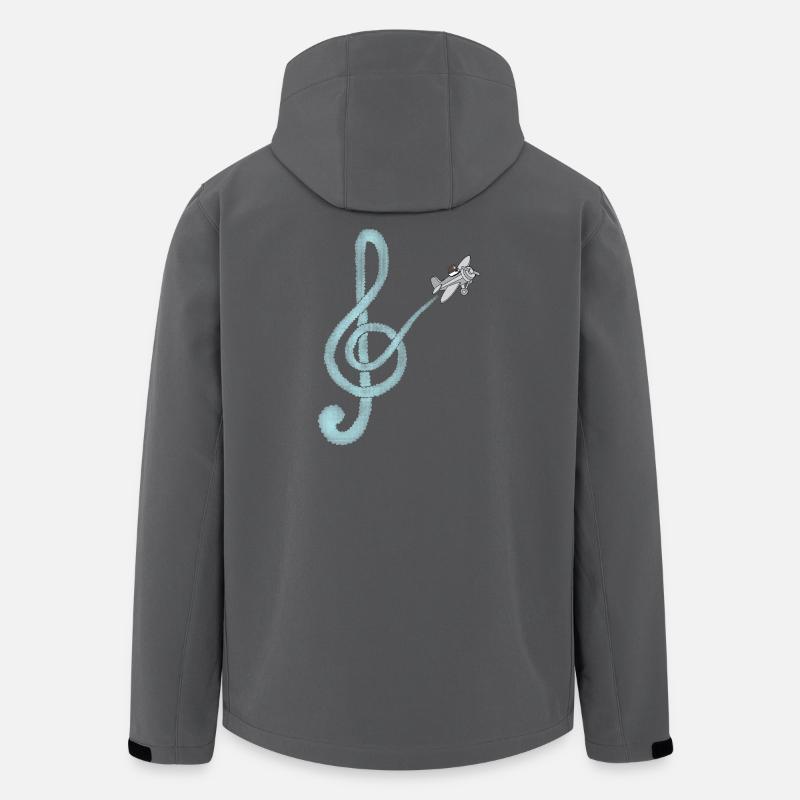 Skybound Clef Abenteuer - Recycelte Männer Softshell-Jacke von Stanley/Stella - Anthrazit