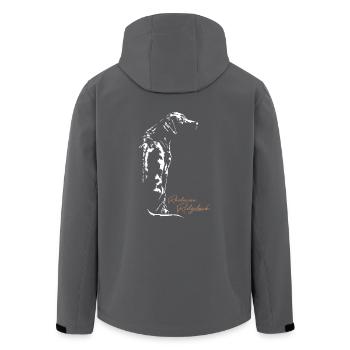 RHODESIAN RIDGEBACK RR Wilsigns Hunde Hund - Recycelte Männer Softshell-Jacke von Stanley/Stella - Anthrazit - Hinten - AI Model Male 185 light (185cm)