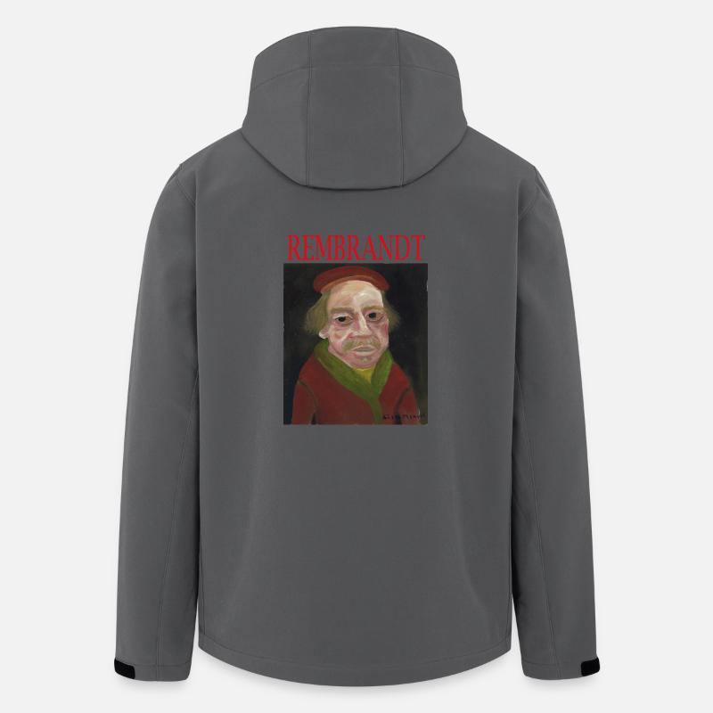 Rembrandt - Recycelte Männer Softshell-Jacke von Stanley/Stella - Anthrazit