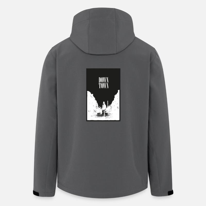 Downtown-tshirt - Recycelte Männer Softshell-Jacke von Stanley/Stella - Anthrazit