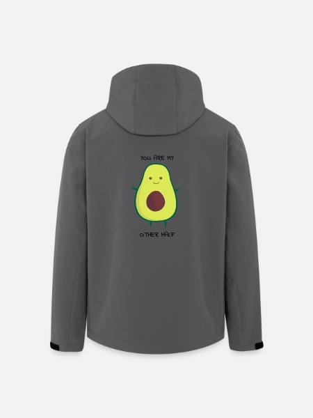 Partner Shirt Avocado Teil 1 - Recycelte Männer Softshell-Jacke von Stanley/Stella - Anthrazit