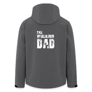 The Walking Dad - Recycelte Männer Softshell-Jacke von Stanley/Stella - Anthrazit - Hinten - AI Model Male 185 light (185cm)