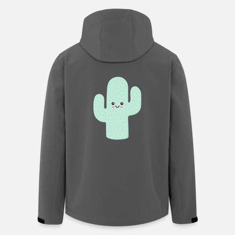 Sweet cactus - Men’s Recycled Softshell Jacket by Stanley/Stella - anthracite