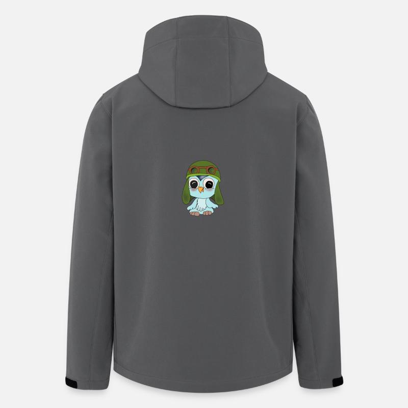 Fips der Flieger - Recycelte Männer Softshell-Jacke von Stanley/Stella - Anthrazit