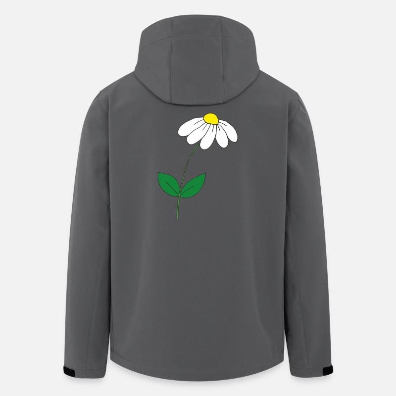 süsses Gänseblümchen - Recycelte Männer Softshell-Jacke von Stanley/Stella - Anthrazit