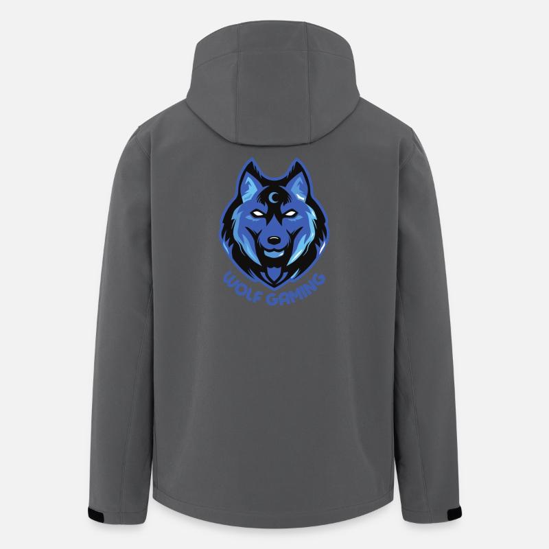 WOLF GAMING - Men’s Recycled Softshell Jacket by Stanley/Stella - anthracite