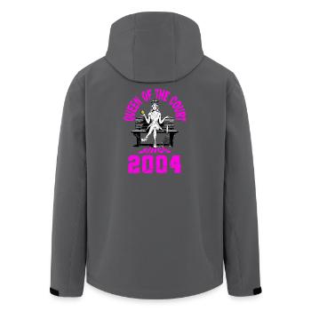 Tennis Shirt Frauen Geburtstag Jubiläum 2004 - Recycelte Männer Softshell-Jacke von Stanley/Stella - Anthrazit - Hinten - AI Model Male 185 light (185cm)