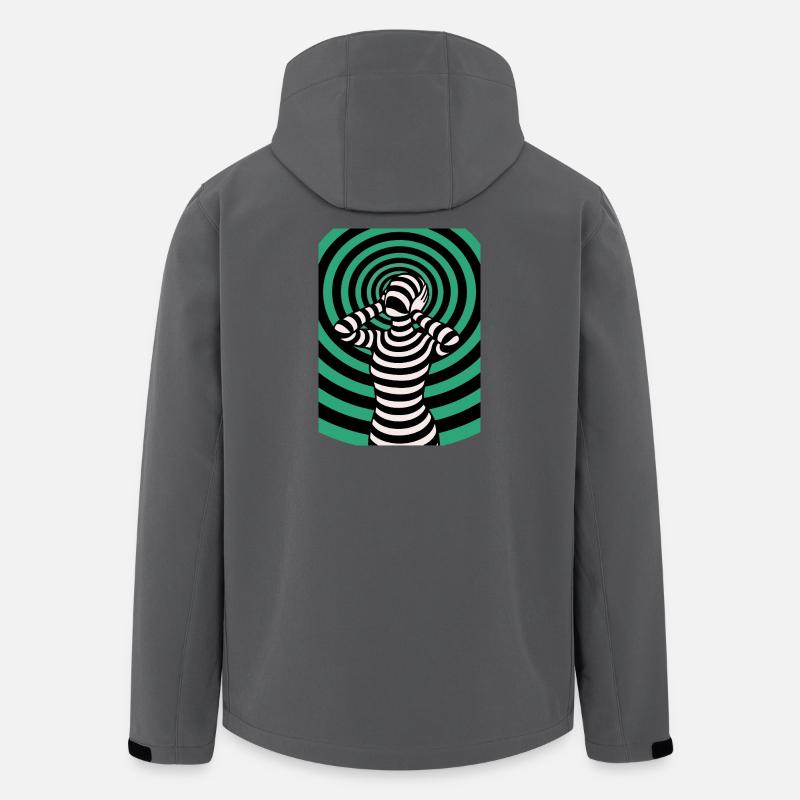 Hypnos, Halluzination  - Recycelte Männer Softshell-Jacke von Stanley/Stella - Anthrazit