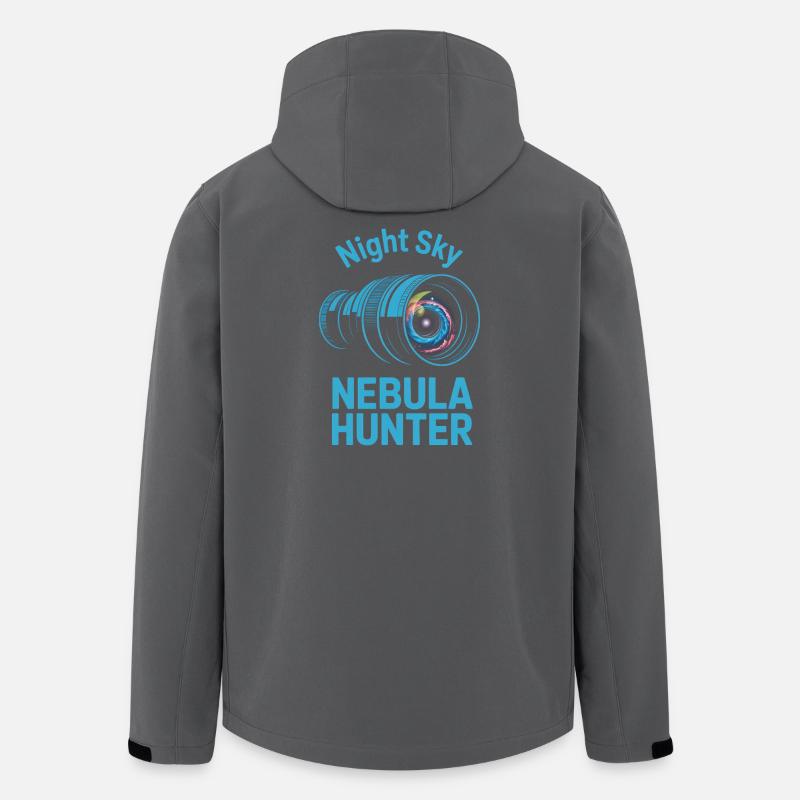 Nachthimmel-Nebeljäger - Recycelte Männer Softshell-Jacke von Stanley/Stella - Anthrazit