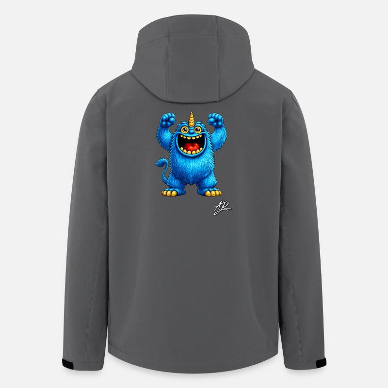 Le Gardien des Cœurs Bleus - Veste softshell homme en polyester recyclé Stanley/Stella - charbon