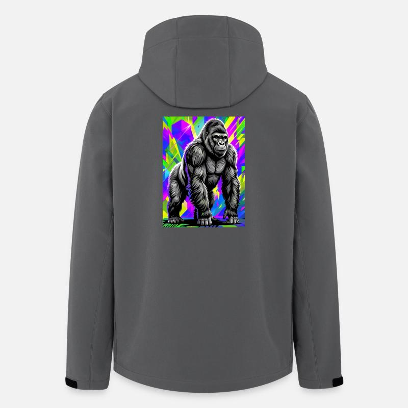 gorilla - Men’s Recycled Softshell Jacket by Stanley/Stella - anthracite