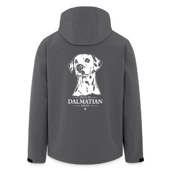 Dalmatian Mom Hunde Hund Dalmatiner Wilsigns - Recycelte Männer Softshell-Jacke von Stanley/Stella - Anthrazit - Hinten - AI Model Male 185 light (185cm)