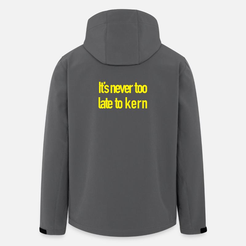 Nie zu spät zu Kern - Recycelte Männer Softshell-Jacke von Stanley/Stella - Anthrazit