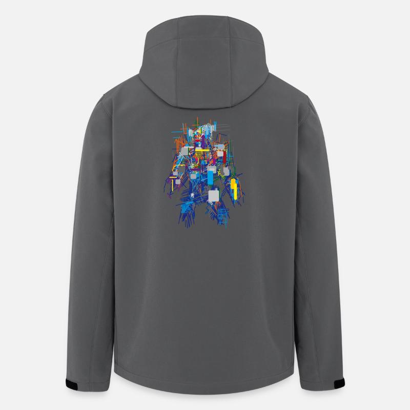 Cyber Android Résumé - Veste softshell homme en polyester recyclé Stanley/Stella - charbon