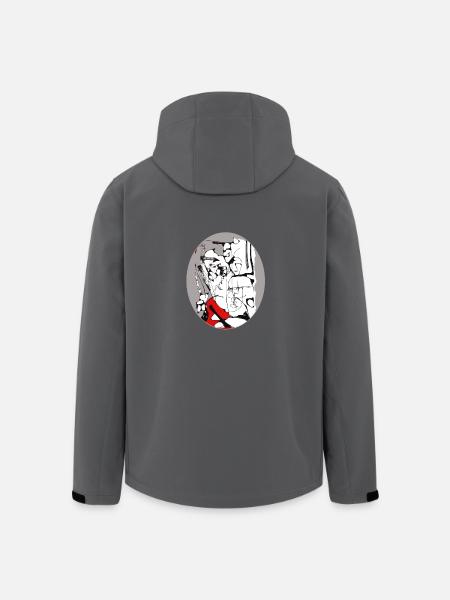 Freiheit der Interpretation 3 - Recycelte Männer Softshell-Jacke von Stanley/Stella - Anthrazit